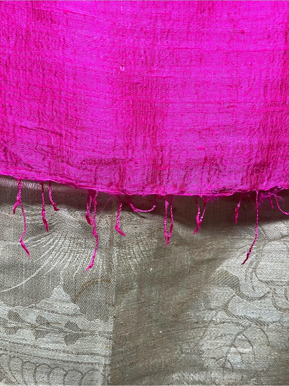 Luxurious Hot Pink Shawl Wrap - Women's Accessories - Picture 3 of 4